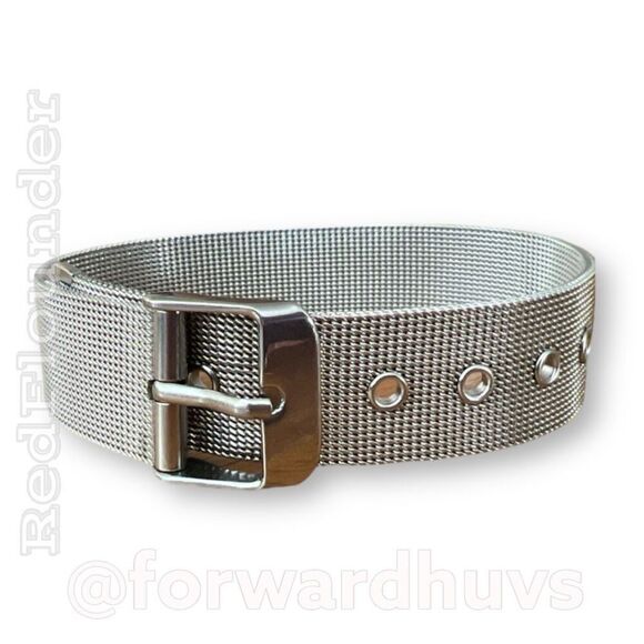 Bundle Sale 3 for $15 | Stylish Stainless-Look | Mesh Metal Bracelet with Buckle - Picture 5 of 11
